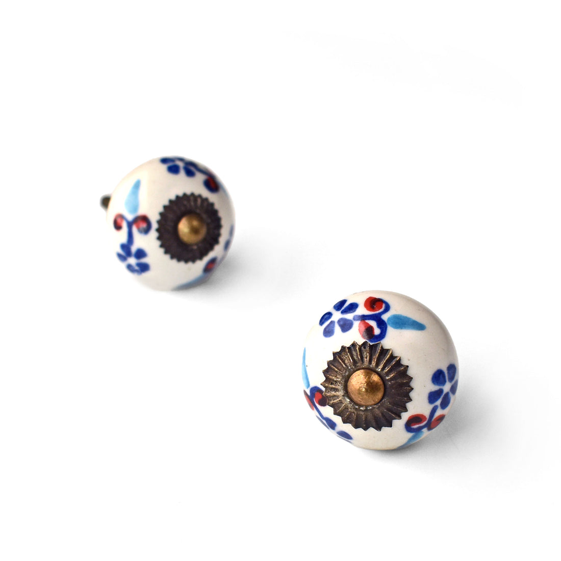 Fermoir Floral Ceramic Cabinet and Drawer Knob