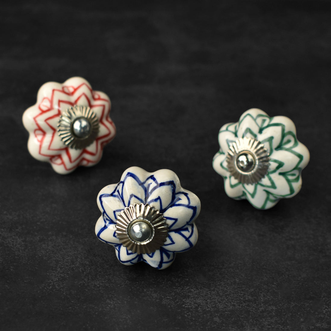 Abhaya Ceramic Kitchen Cupboard Drawer Knob