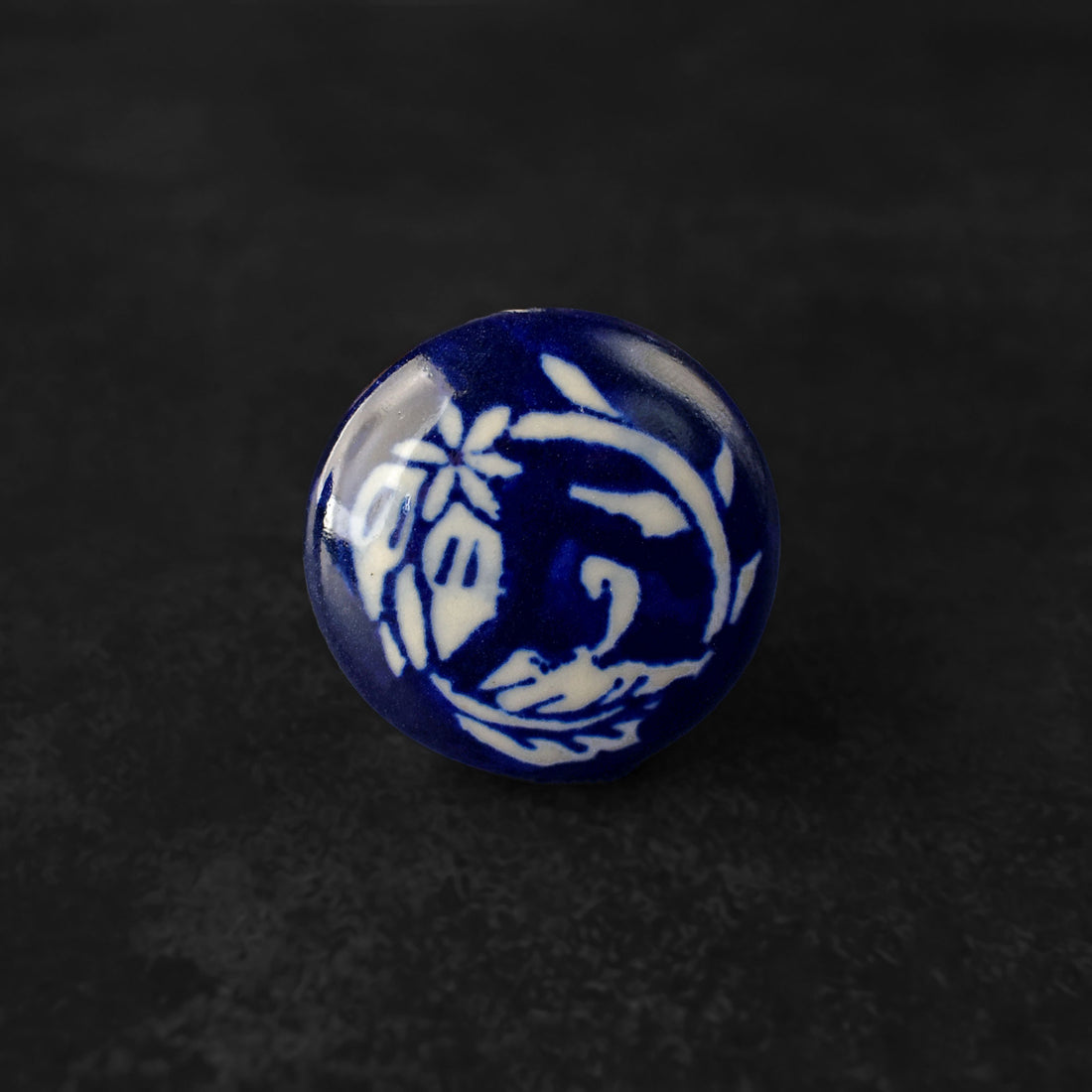 Tawang Blue and White Ceramic Cupboard Door Knob