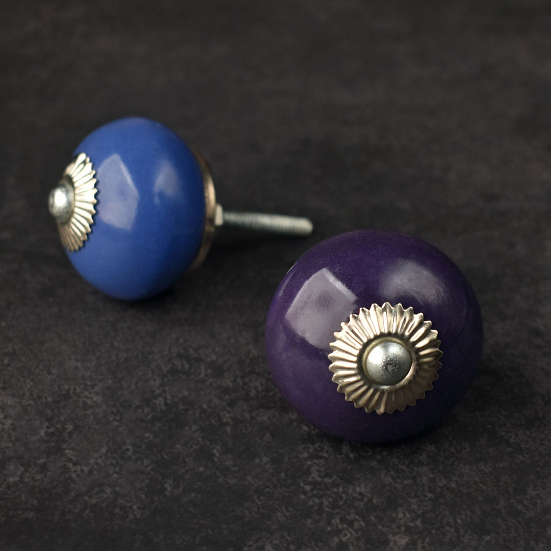 Damson Ceramic Cabinet Dresser Knob