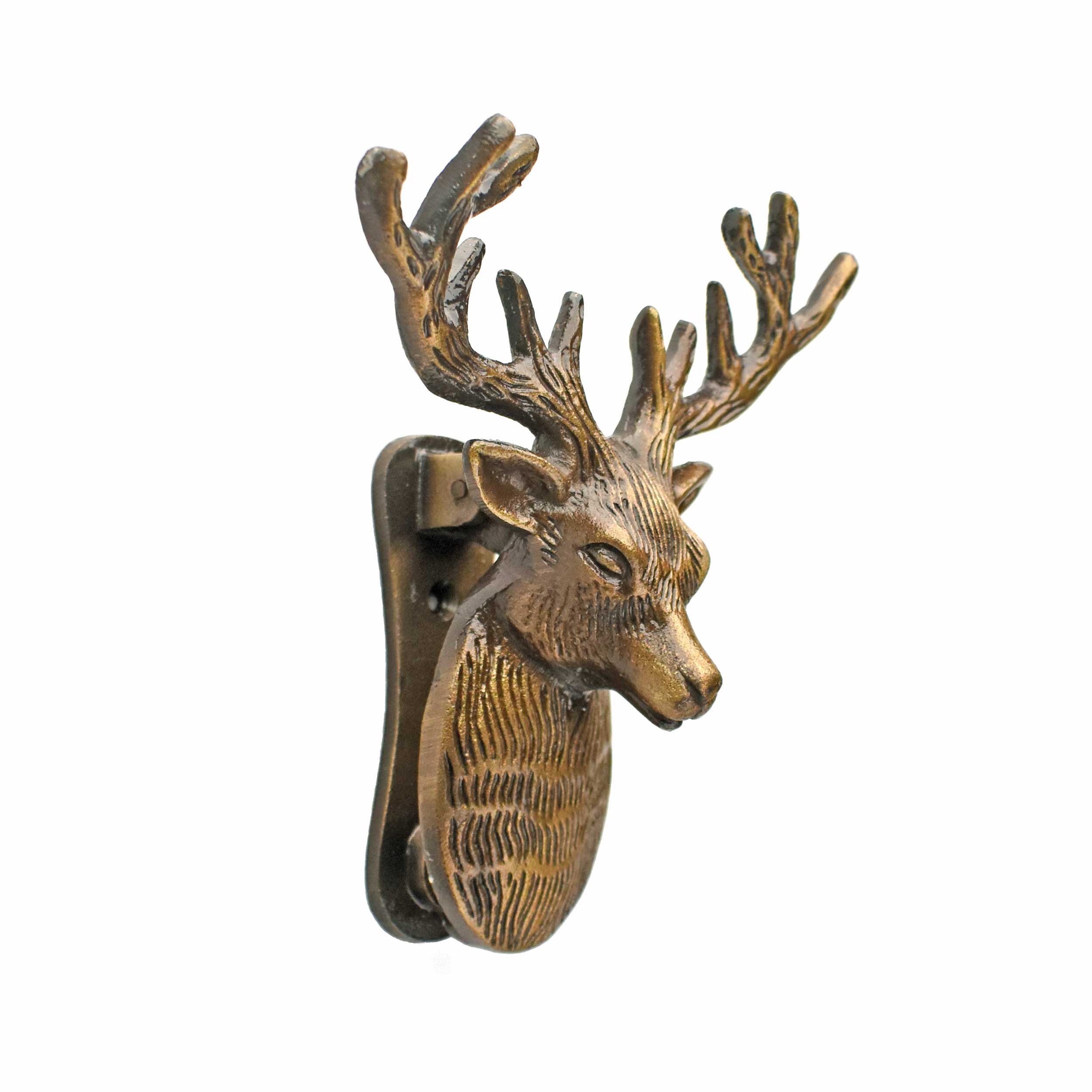 Caspian Antique Stag Door Knocker