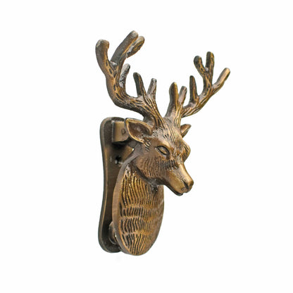 Caspian Antique Stag Door Knocker