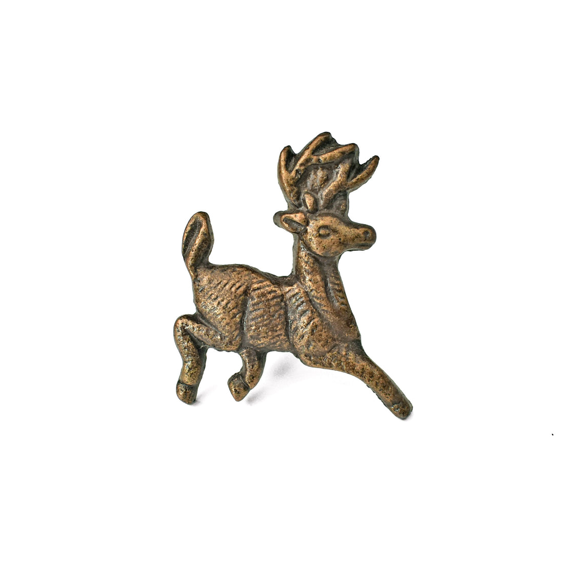 Dasher Deer Metal Wardrobe Drawer Knob Pull