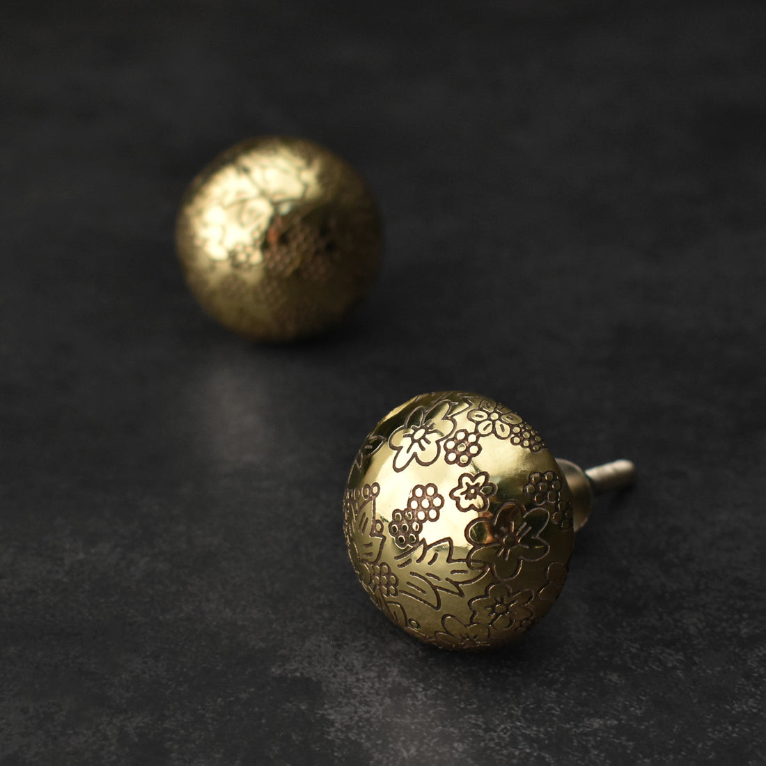 Moore Brass Cabinet Drawer Knob