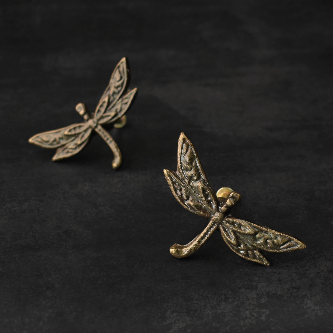 Ceres Antique Dragonfly Kitchen Cabinet Knob Pull