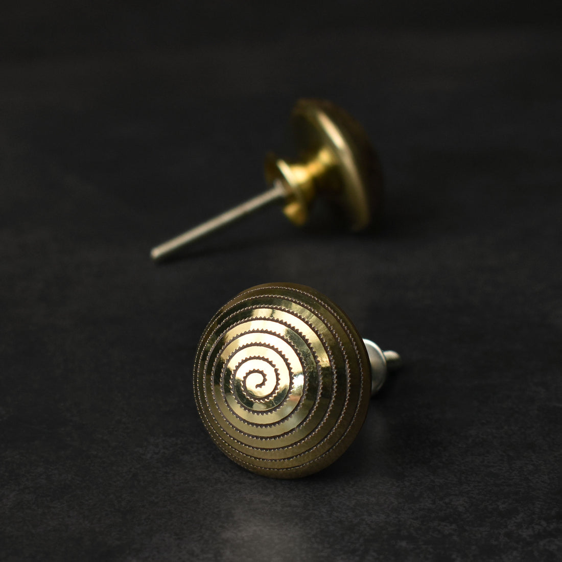 Rodin Brass Cabinet Drawer Knob