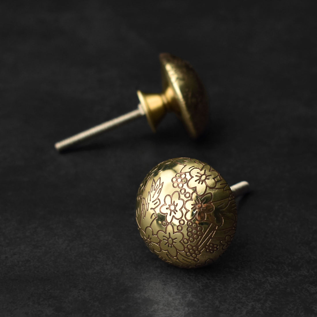 Brahms Brass Cabinet Drawer Knob