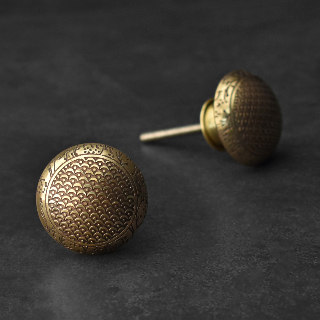 Raphael Brass Cabinet Drawer Knob