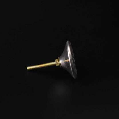 Ulyana Brass Flower Mother Of Pearl Cabinet Wardrobe Knob