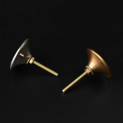 Ulyana Brass Flower Mother Of Pearl Cabinet Wardrobe Knob
