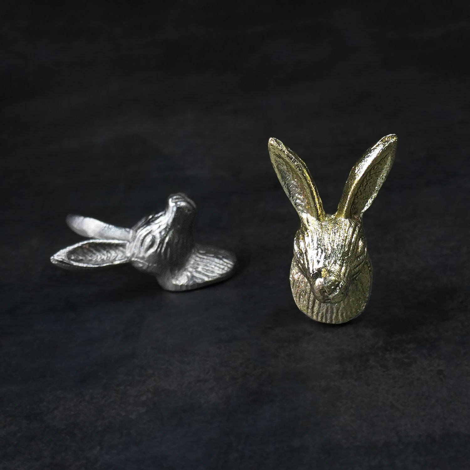 Clover the Bunny Silver Cupboard Knob Pull