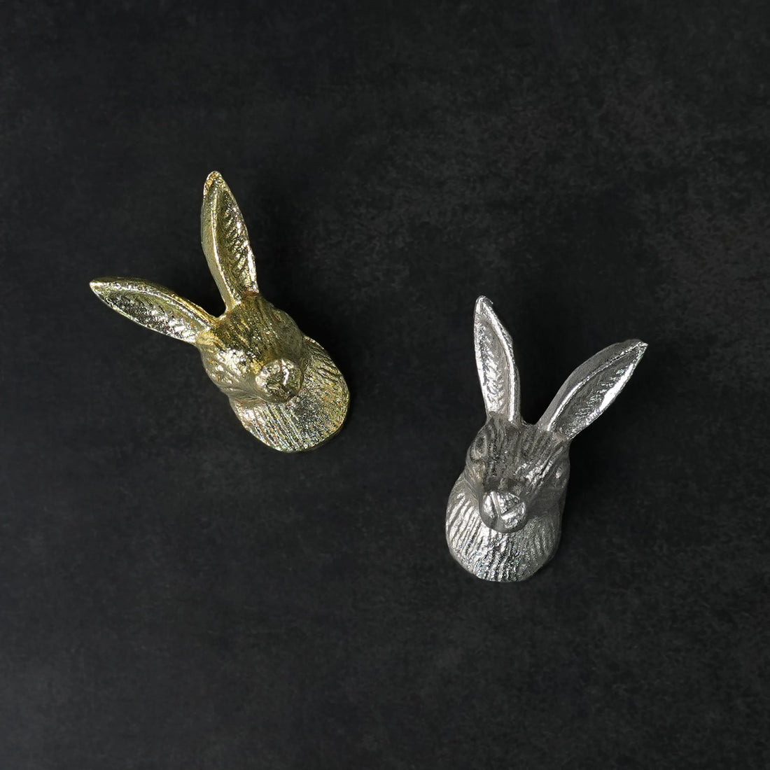 Clover the Bunny Silver Cupboard Knob Pull