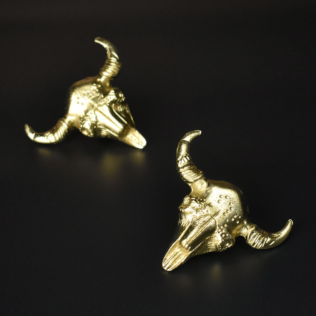Sampson the Ox Gold Cabinet Drawer Knob