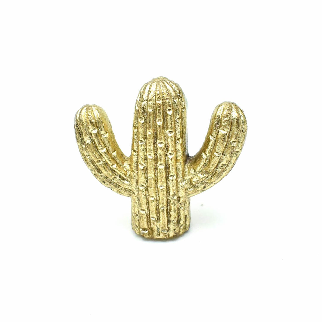 Xena the Cactus Gold Cabinet Dresser Knob