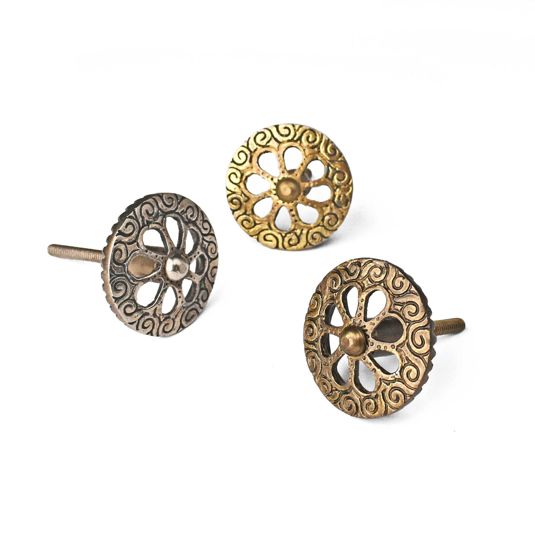 Tifara Brass Cabinet Dresser Knob and Pull