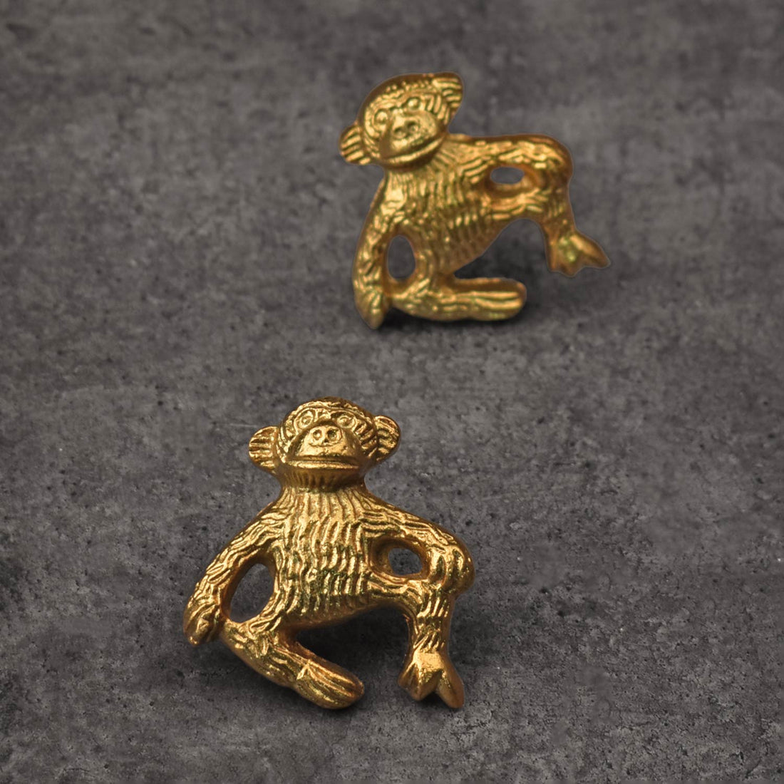 gold monkey kids cabinet knob