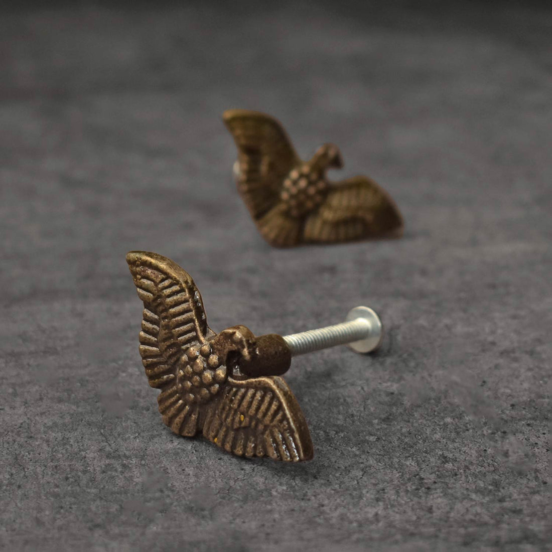 Storm Eagle Antique Cabinet Dresser Knob