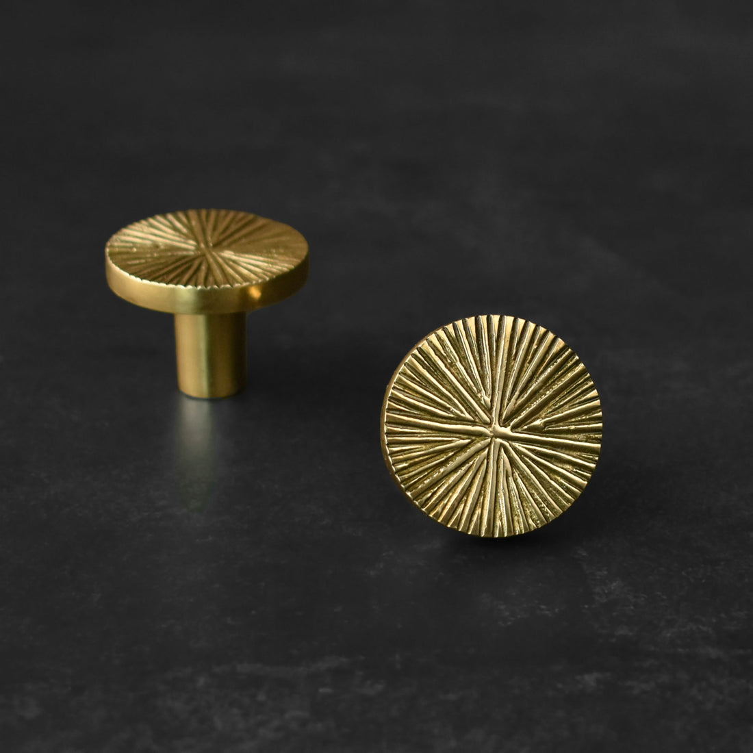 Beacon Solid Brass Round Cabinet Drawer Knob