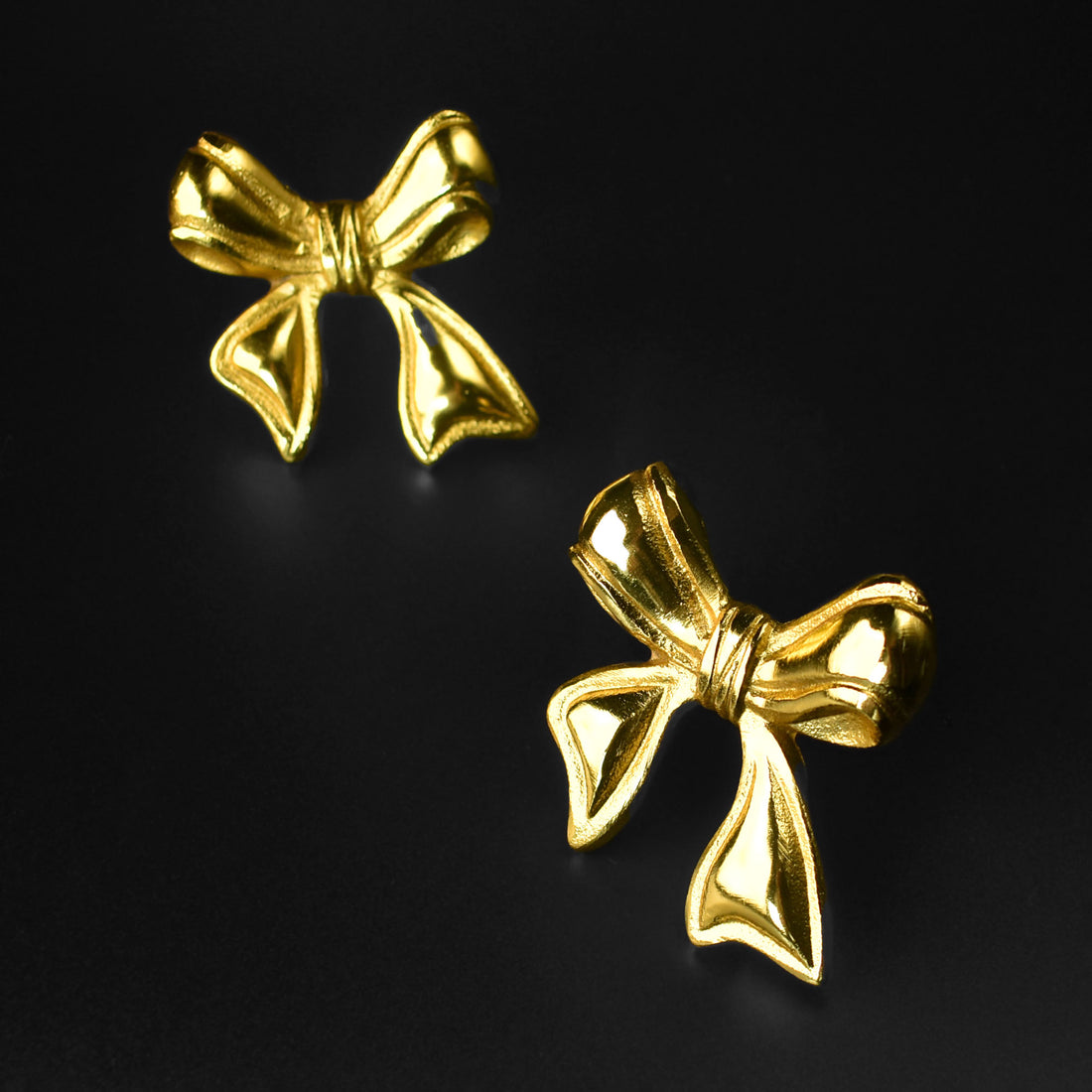 Tresse Gold Bowtie Cabinet Drawer Knob Pull