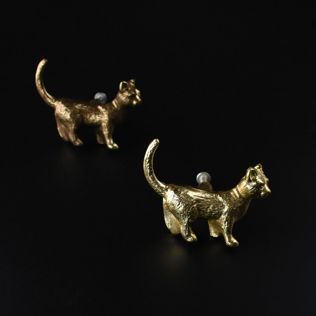 Tilly Metal Cat Kids Cabinet Drawer Knob