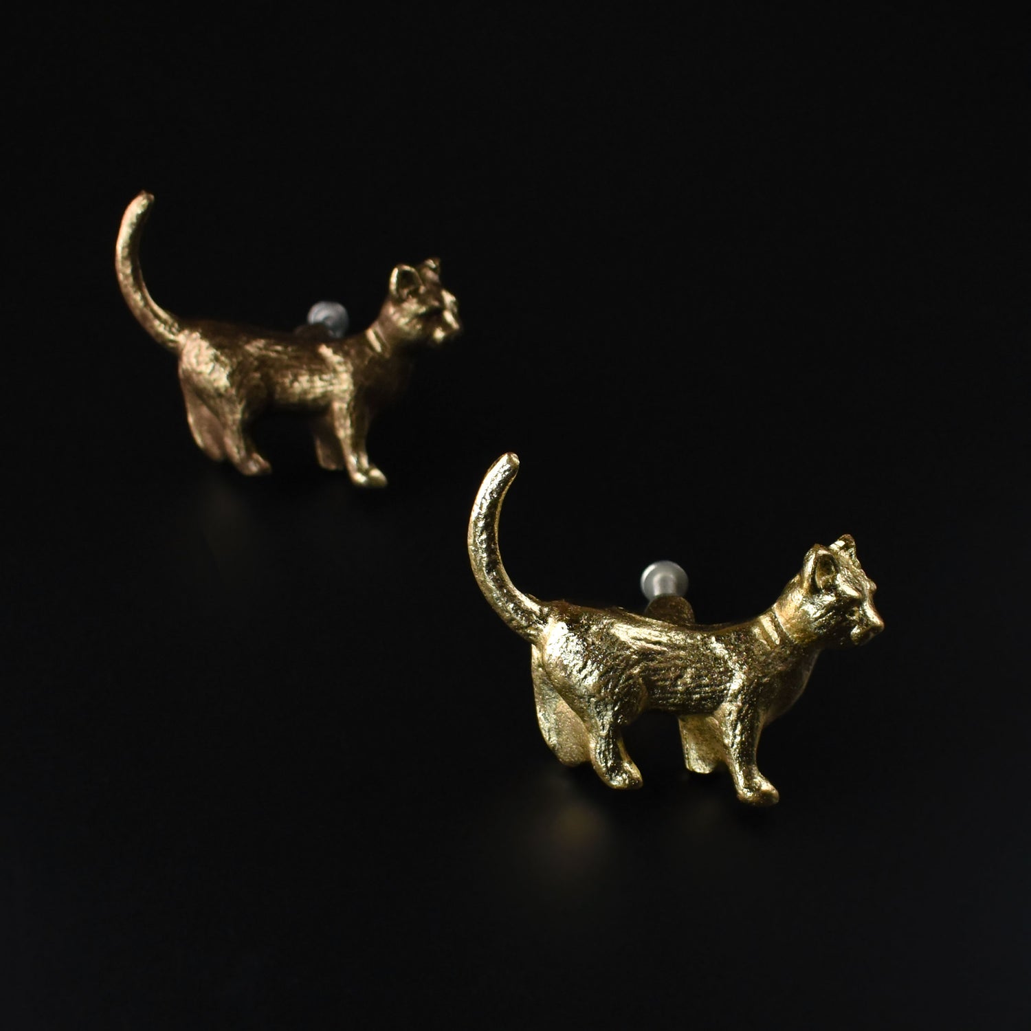 Tilly Metal Cat Kids Cabinet Drawer Knob