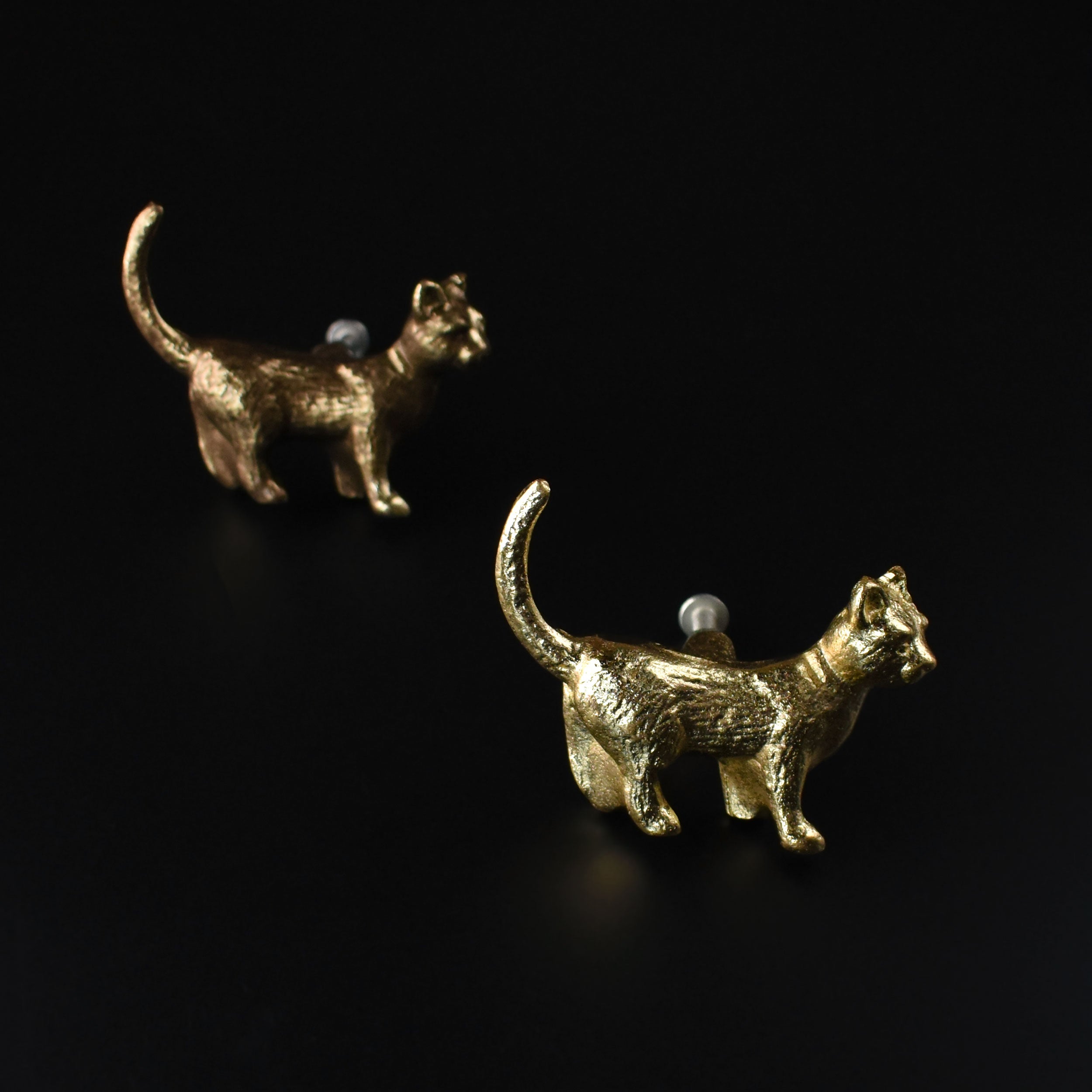 Tilly Metal Cat Kids Cabinet Drawer Knob
