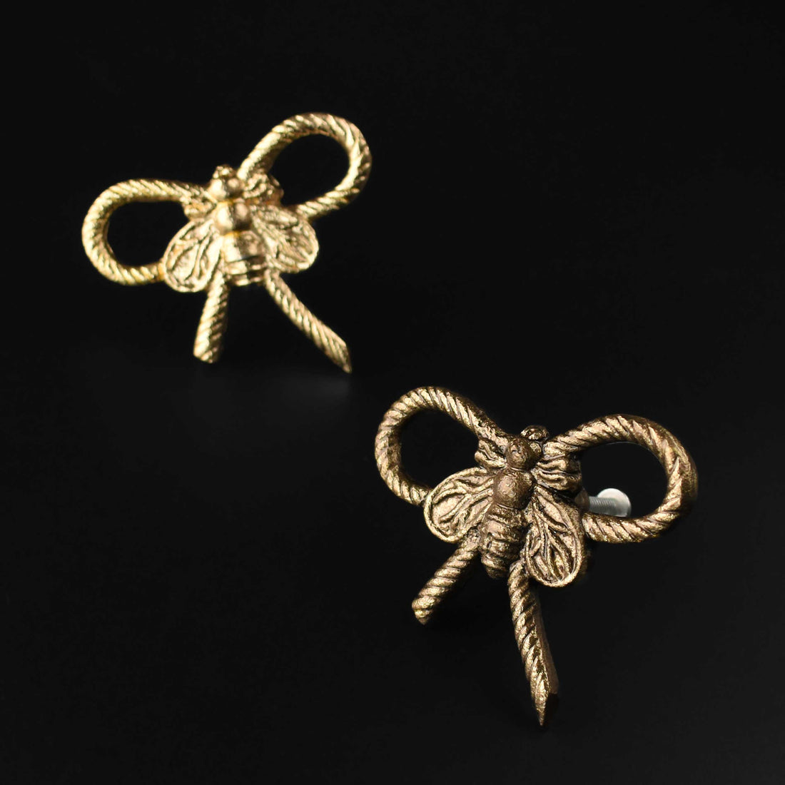 Vespae Gold Bee Cabinet Drawer Knob Pull