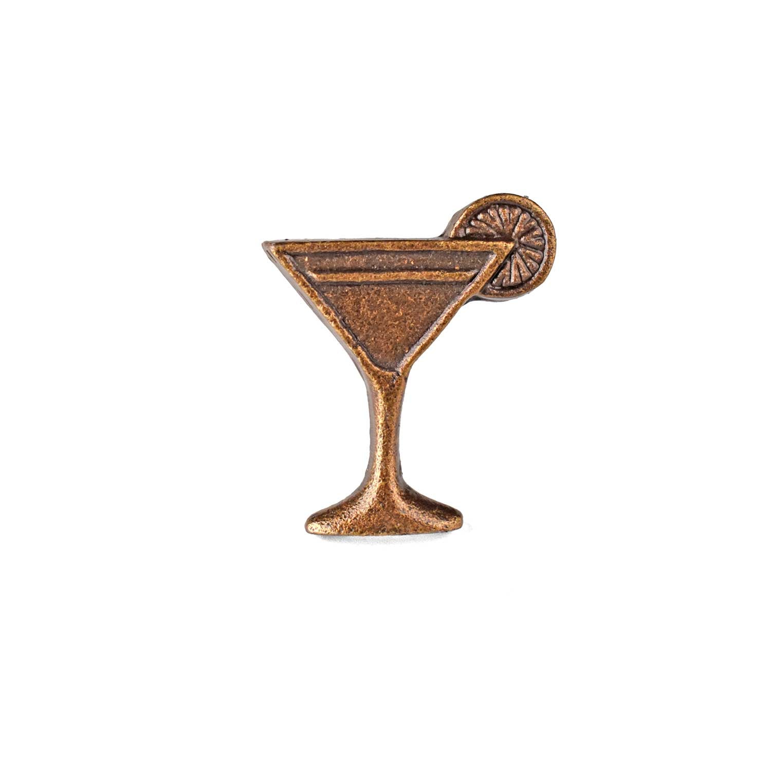 Zest Martini Glass Bar Cabinet Knob Pull