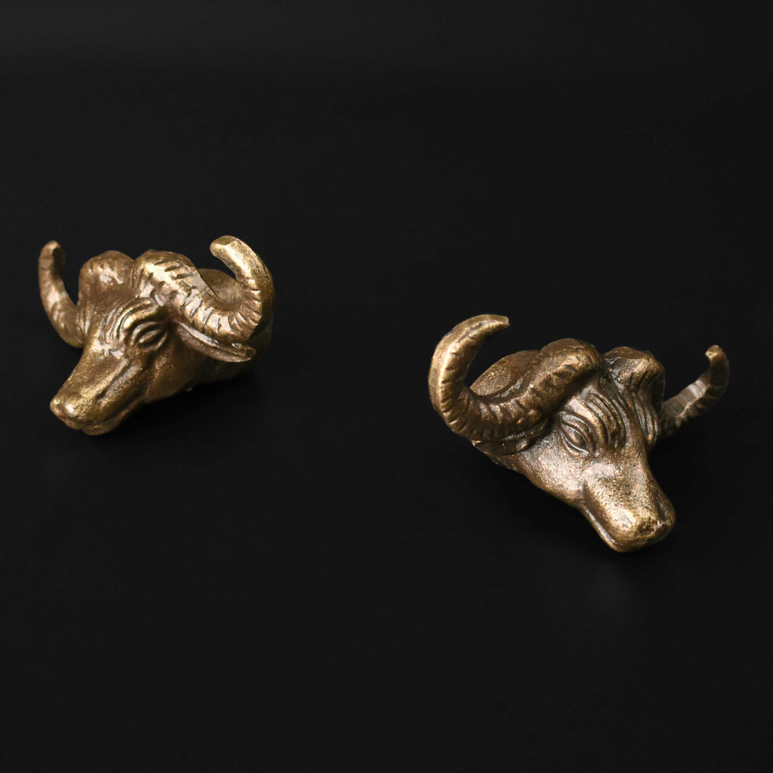 Longhorn Buffalo Cabinet Drawer Knob