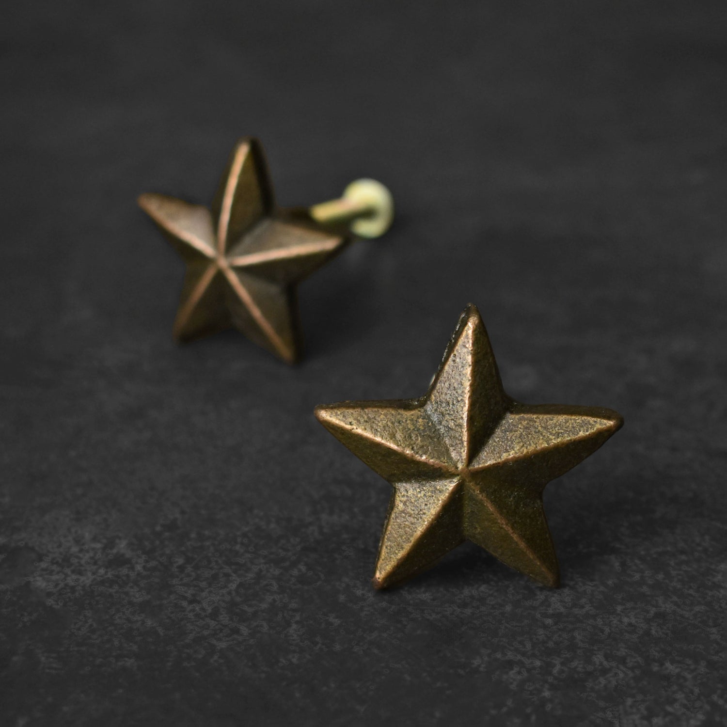Vermeer Star Vintage Metal Drawer Knob