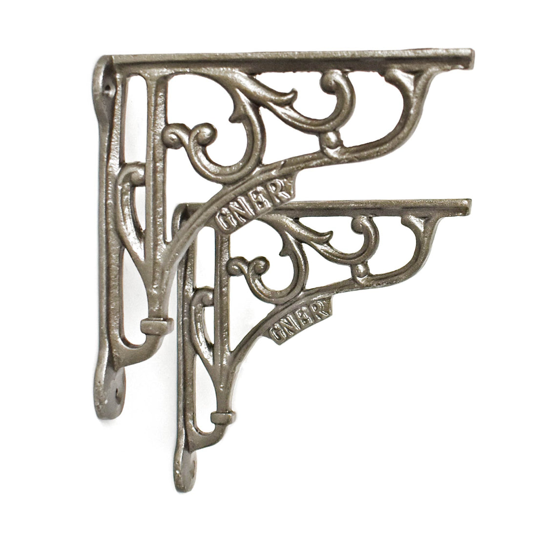 decorative iron wall shelf bracket