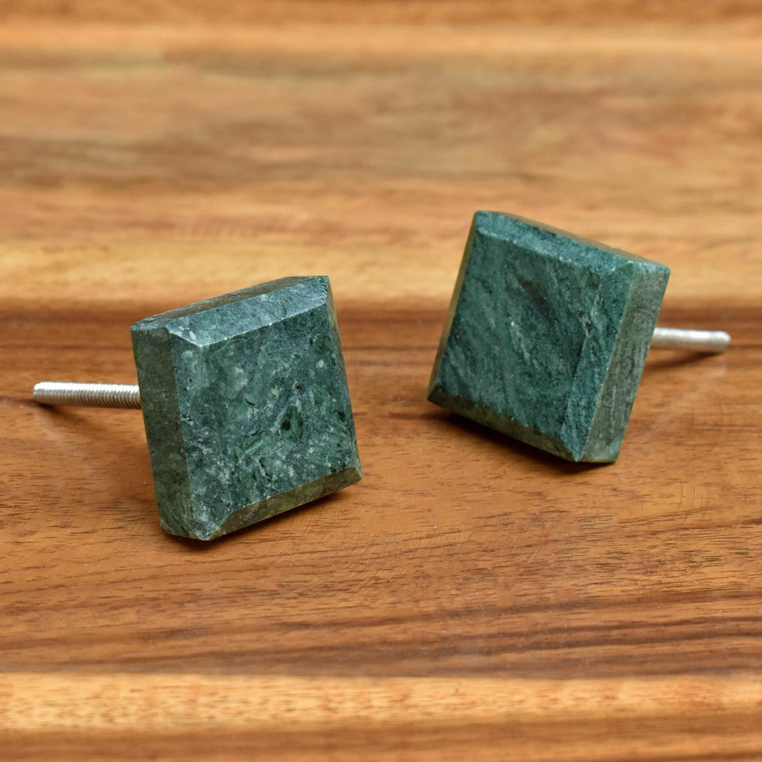 green stone drawer knob