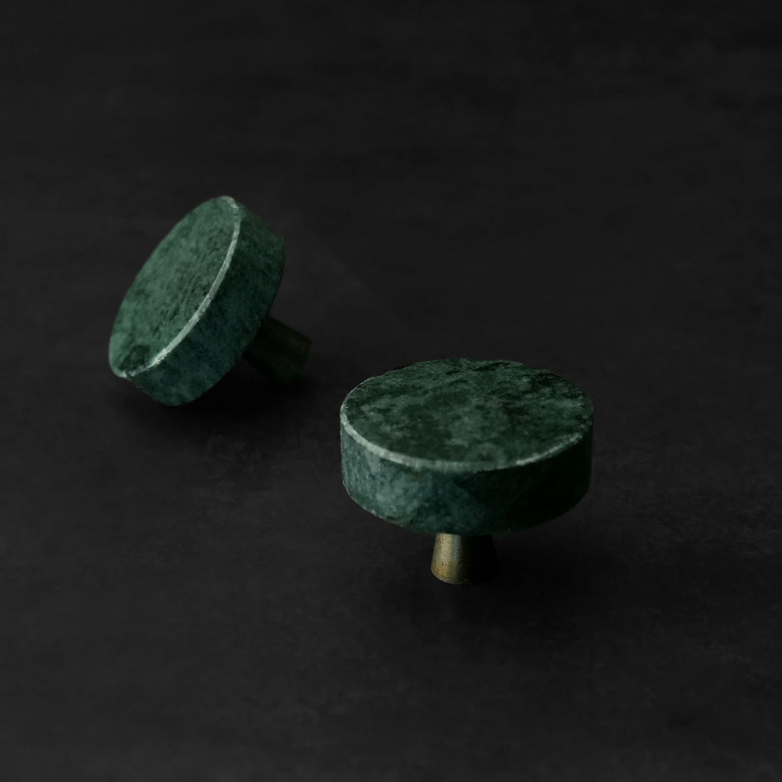 Jade Round Granite Kitchen Cabinet Drawer Knob