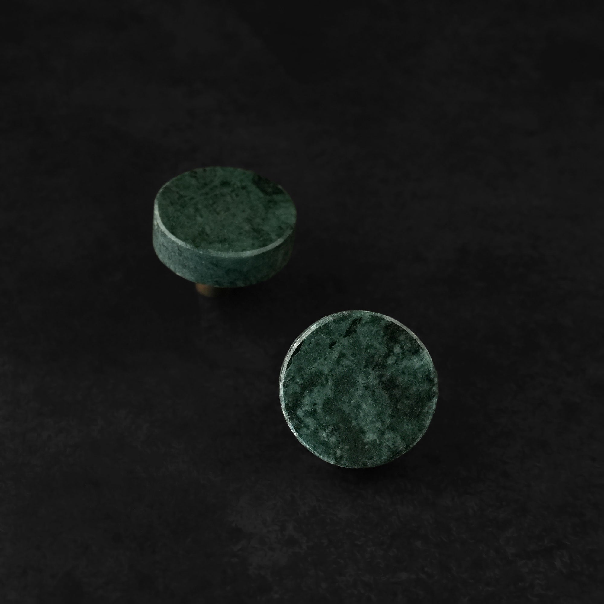 Jade Round Granite Kitchen Cabinet Drawer Knob