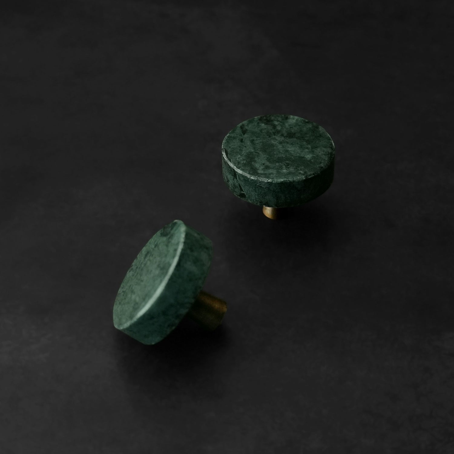 Jade Round Granite Kitchen Cabinet Drawer Knob