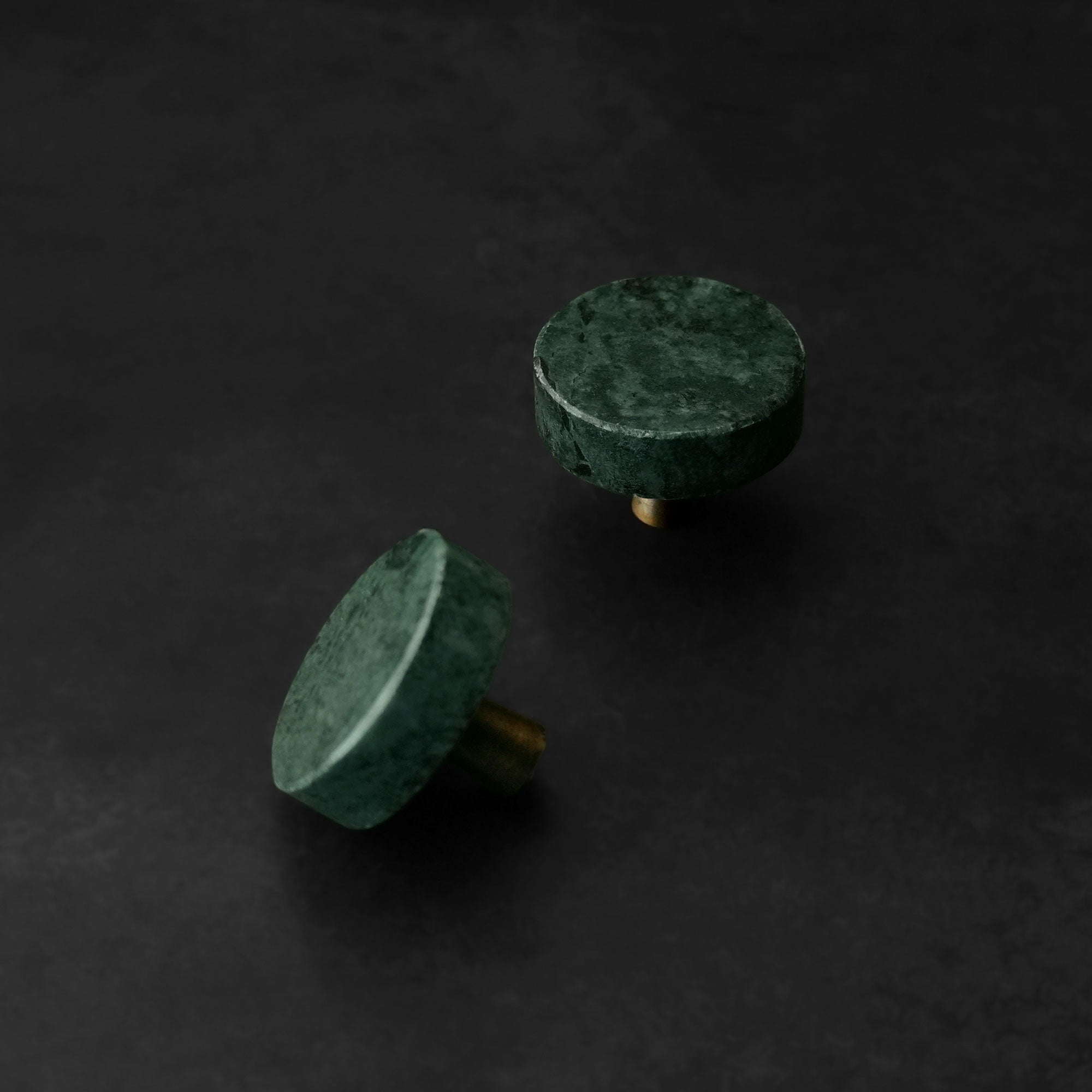 Jade Round Granite Kitchen Cabinet Drawer Knob