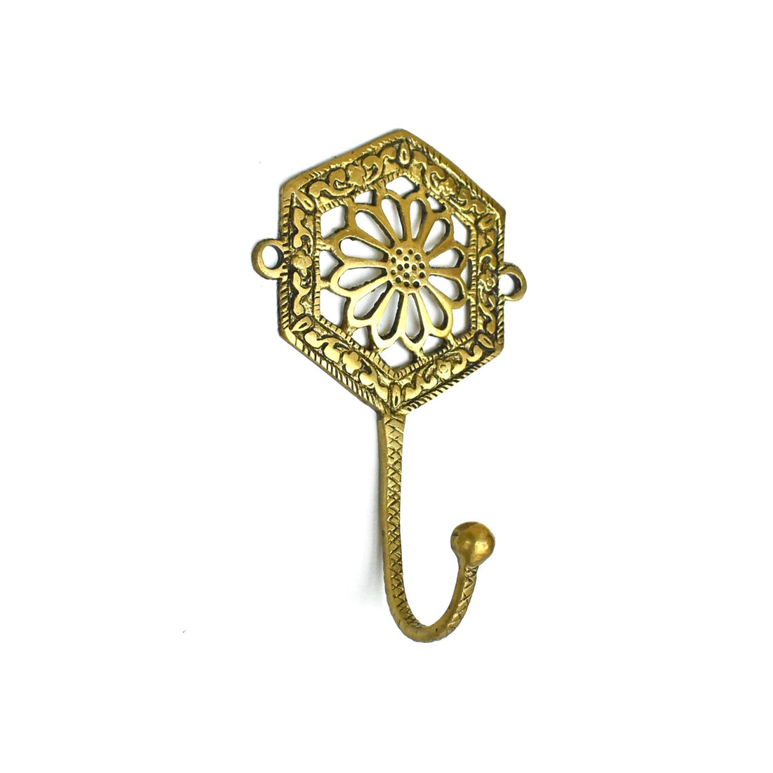 Belleville Solid Brass Wall Hook Keys Hanger