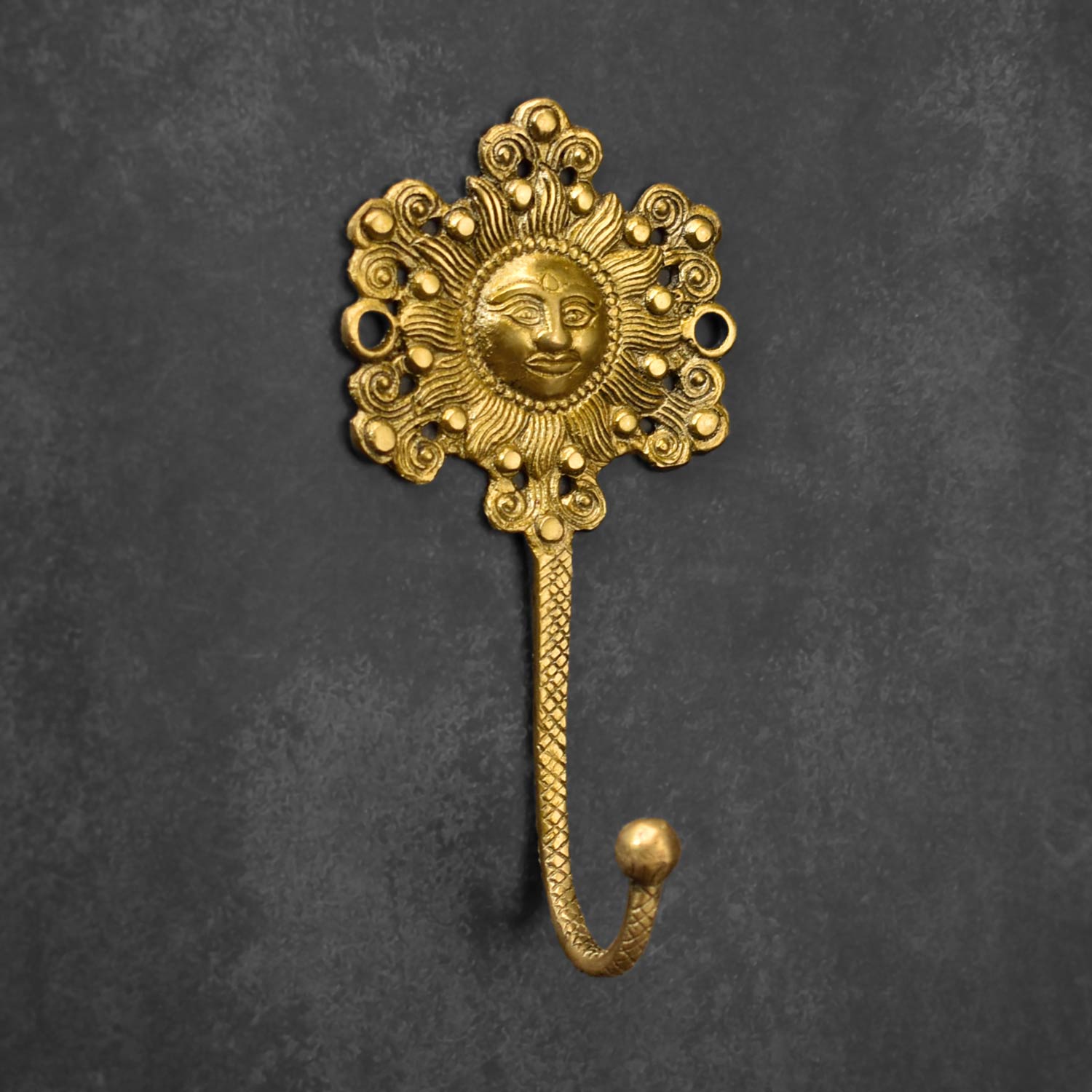 Vivasvan Brass Wall Hook Keys Hook Hanger