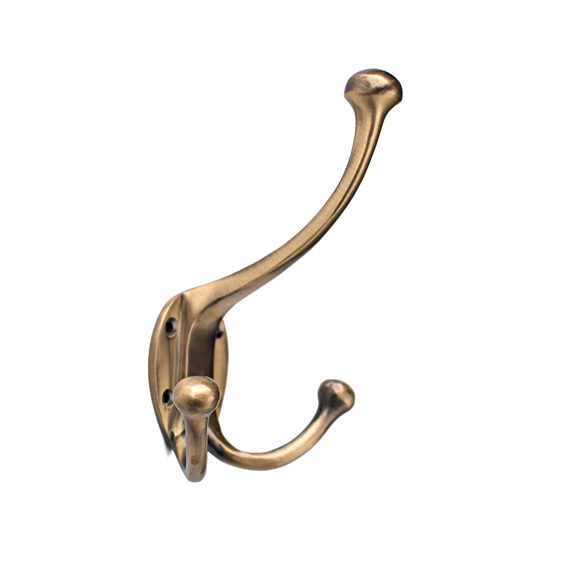 antique brass towel hook