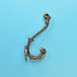 antique brass wall hook towel hook