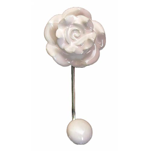 Milky Rose Coat Wall Hook