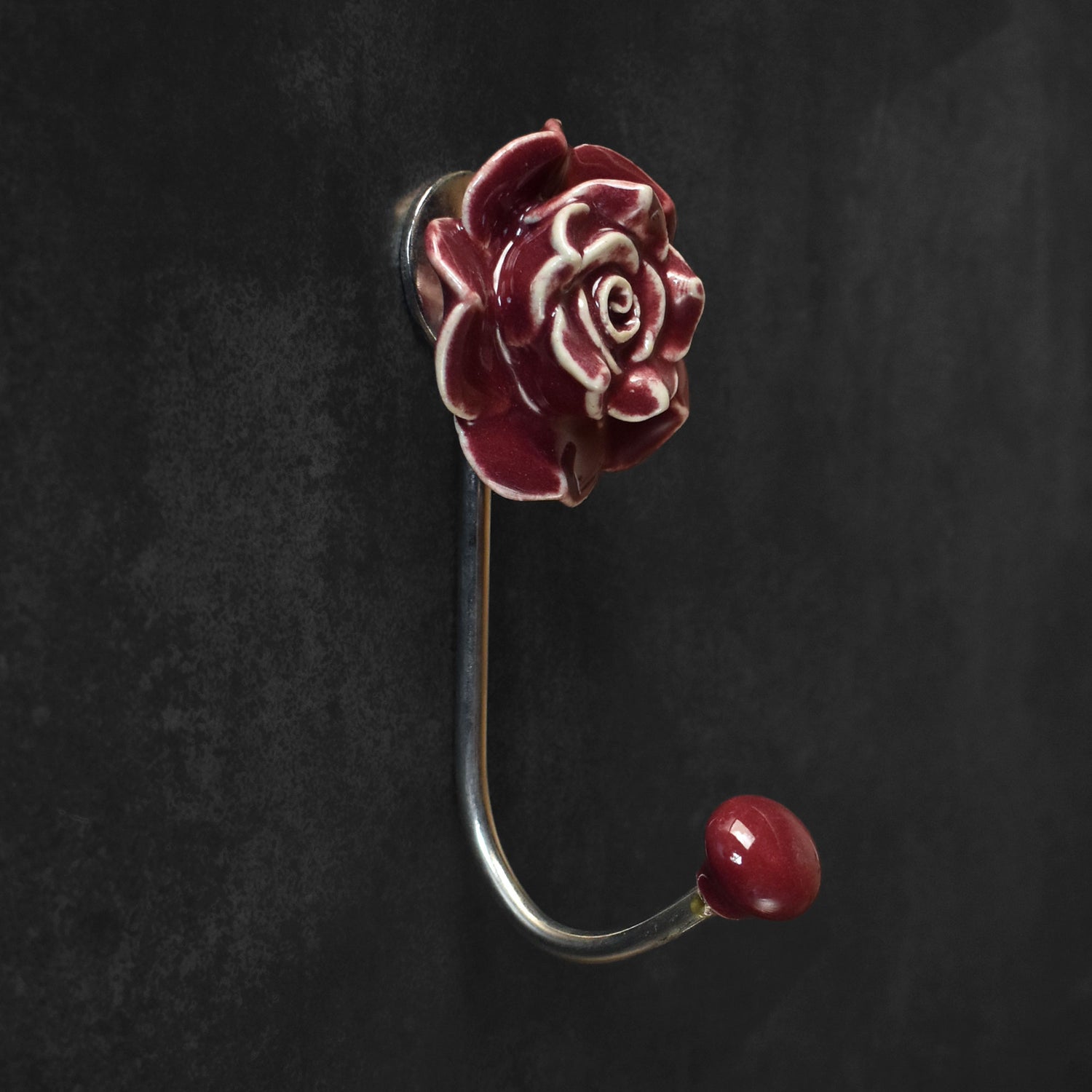 Milky Rose Coat Wall Hook