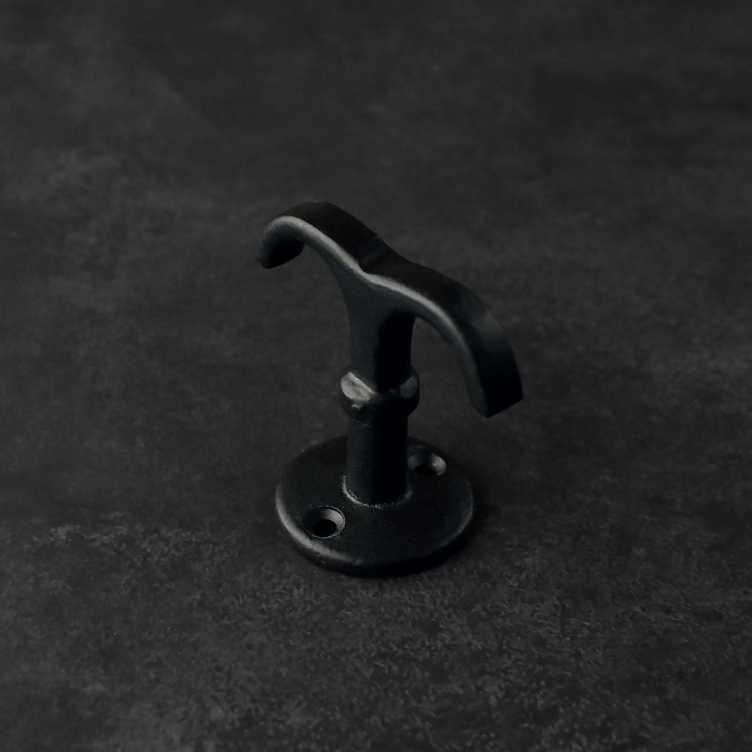 Baobab Cast Iron Small Black Double Wall Hook