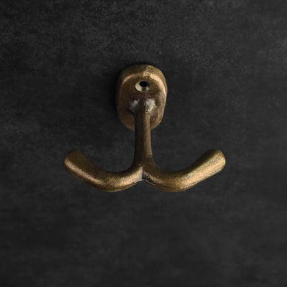 Baobab Cast Iron Small Double Wall Hook Ceiling Hook