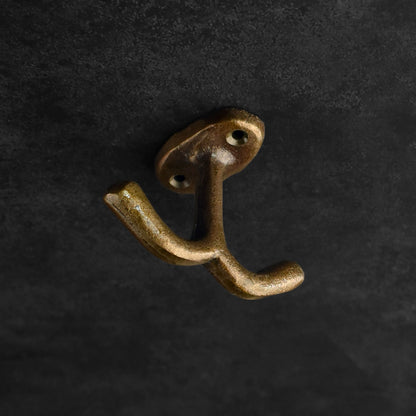 Baobab Cast Iron Small Double Wall Hook Ceiling Hook