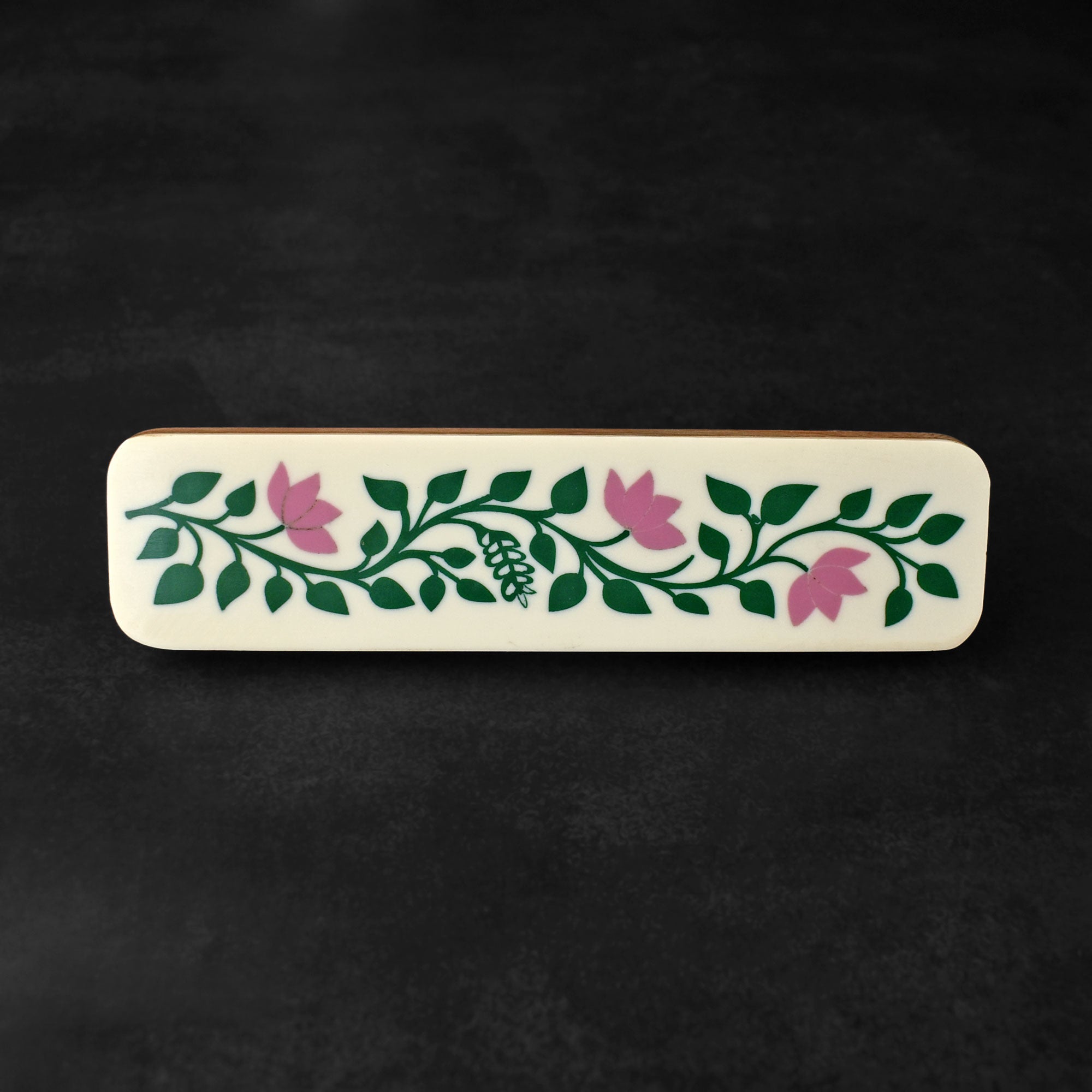Aburaya Floral Resin Inlay Cabinet Cupboard Handle