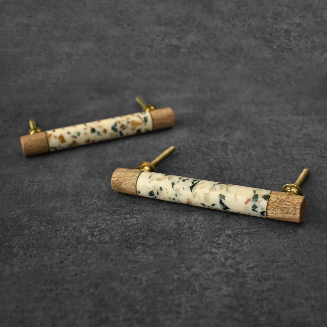 terrazzo cupboard handle