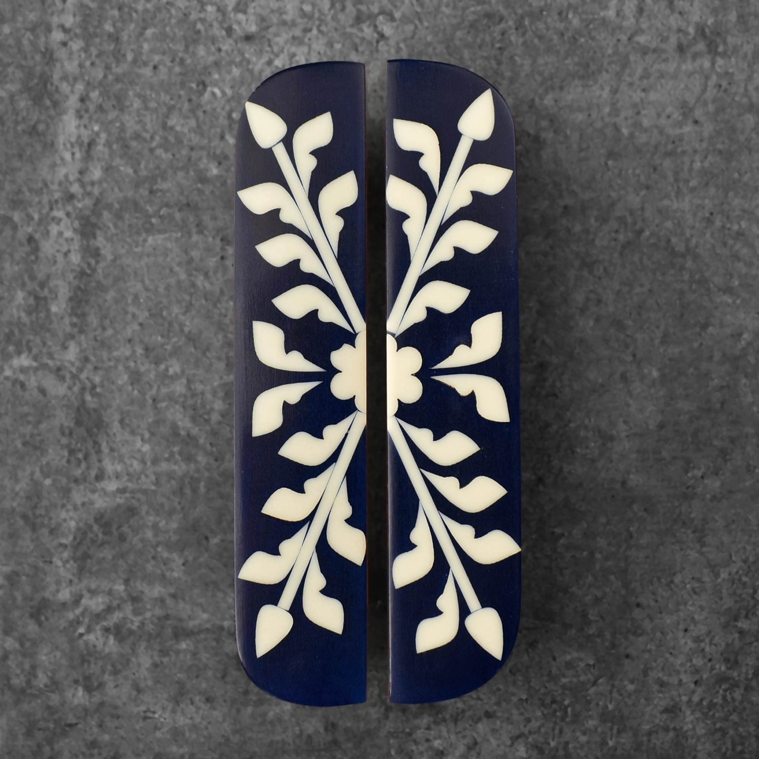 Nilanshi Floral Resin Inlay Cabinet Cupboard Handle