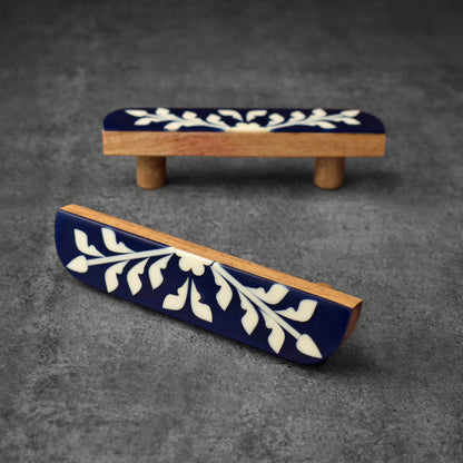 Nilanshi Floral Resin Inlay Cabinet Cupboard Handle