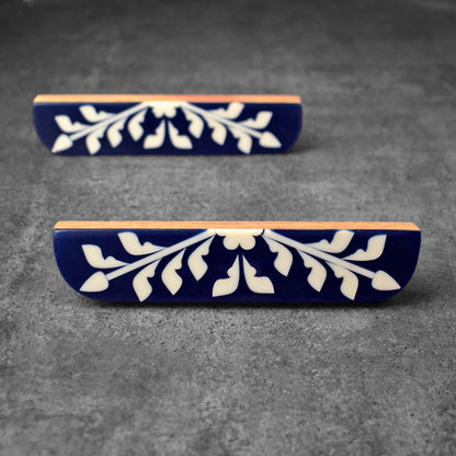 Nilanshi Floral Resin Inlay Cabinet Cupboard Handle